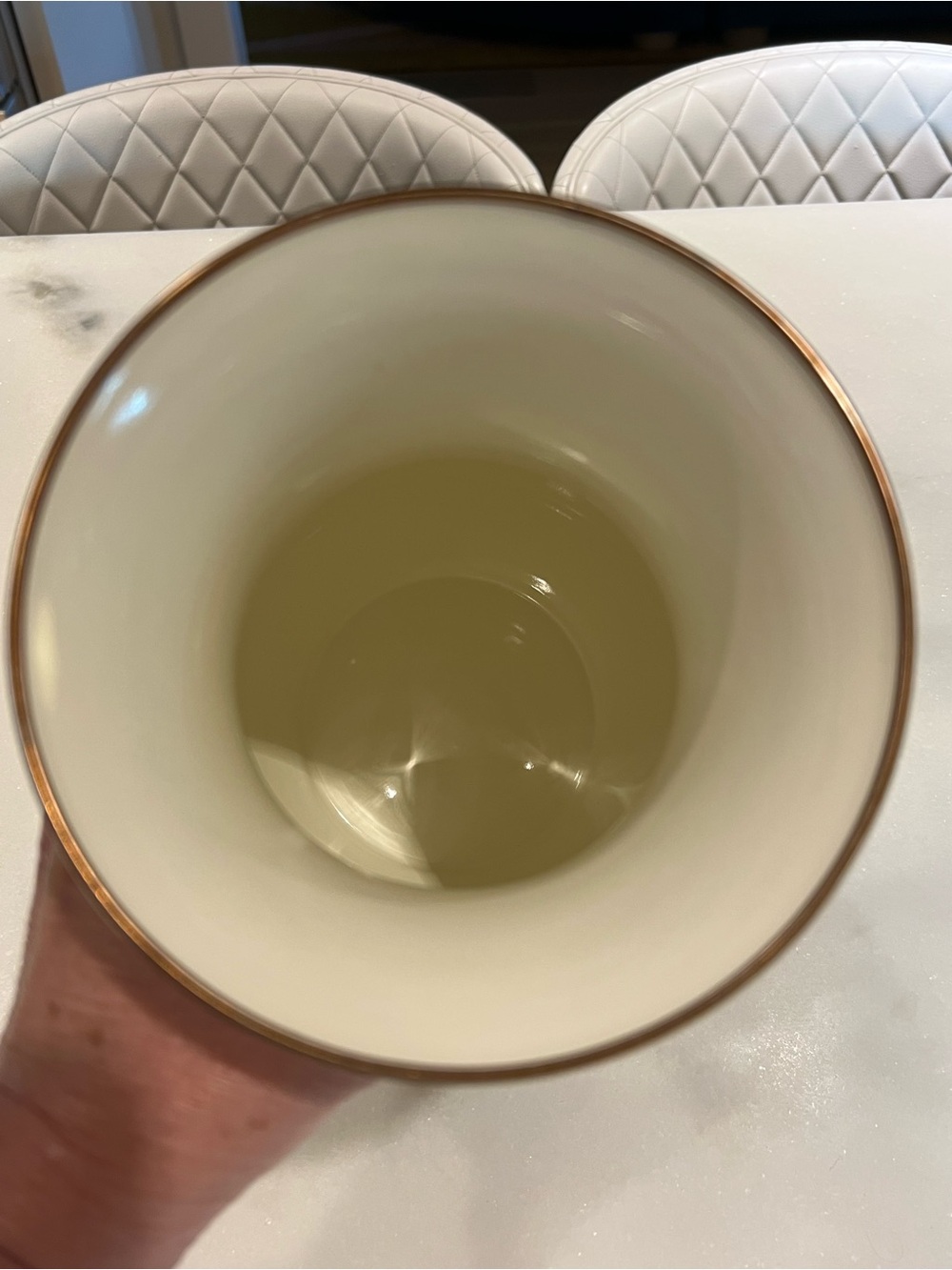 Mackenzie Childs Courtly Check Enamel Vase - Picture 2 of 3